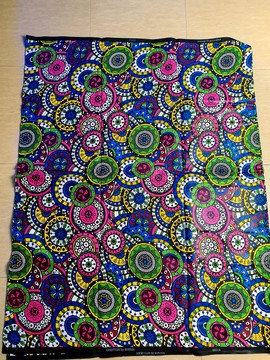 Rumi sweet color Ankara fabric 6yards 💯 cotton