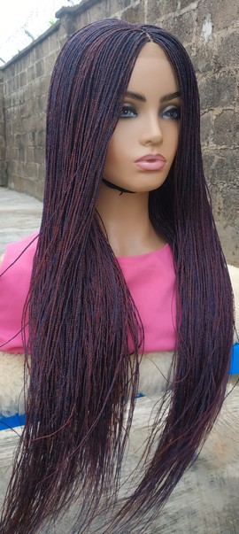 Tresses minuscules, perruque de fermeture