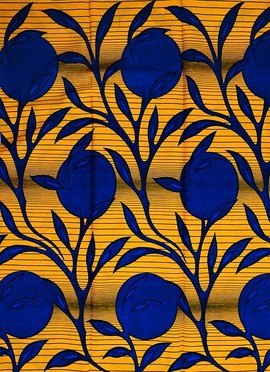 African wax fabric Ankara fabric printed wax ball pattern