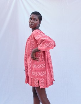 Rose Golden Bogolan Cloak (Pre-Order)