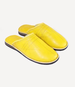 Handmade original leather slipper