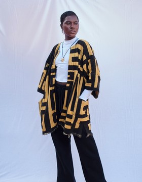Maze Bogolan Cloak(Pre-Order)
