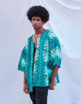 Tie-Dye Bogolan Cloak (Pre-Order)