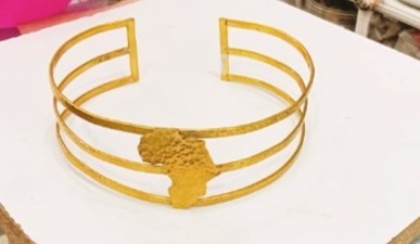 brass Choker,brass necklace,brass jewelry, African jewellery.
