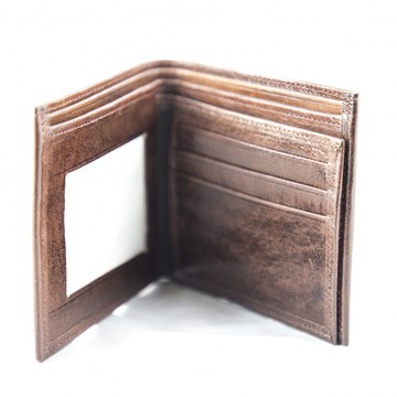 Original brown leather wallet