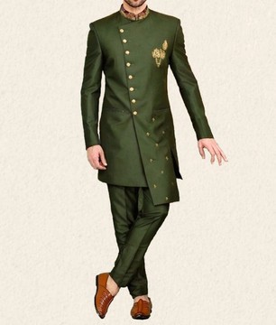 Costume Safari, veste Safari, costume de mariage, sur mesure pour hommes