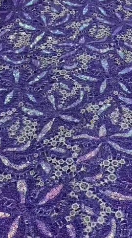 Unique Lace fabric store with sequins for women, women lace fabric (5 yards )