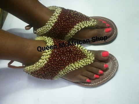 African women maasai fashion sandals