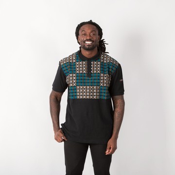 Tamale polo shirt with a touch of wax