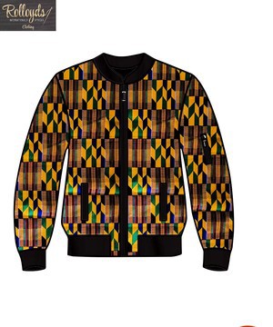 Ankara Bomber Jacket from Rolloyds