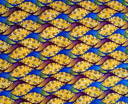 African wax fabric Ankara fabric printed wax ball pattern