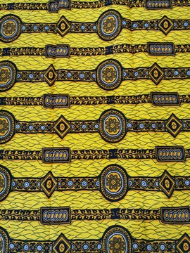 COUPON AFRICAN WAX FABRIC PATTERN: