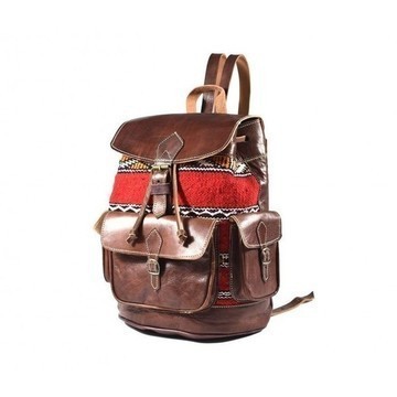 BIG SALE! Genuine Leather Backpack  Handmade by Cuiroma Craftsmen in Morocco