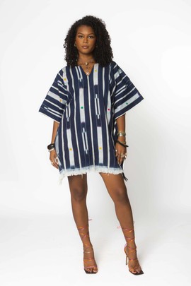 Blue Bubble baulé Poncho (Pre-Order)