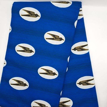 African Wax fabrics 100% cotton 45 cm "swallow"