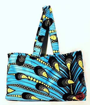 Bag/bag in wax design "Ampoule" in red color WAXKUNDADESIGN