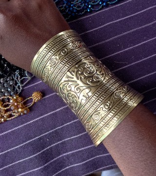 bangle cuff bracelet, brass bracelet, African bracelet