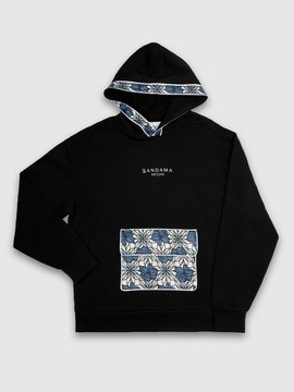 Praia black kangoo hoodie