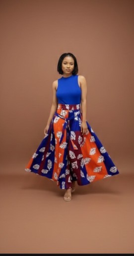 Trendy Two-Piece Wide-Leg Pants and Crop Top Set