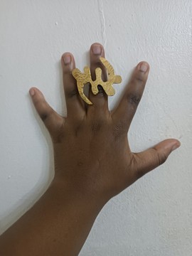 Gye nyame Brass rings, African brass rings, boho rings, statement rings, ankh Brass rings