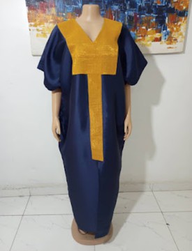 Mikado Silk Bubu, African Dress, Bubu Dress, Bubu Gown Styles, Latest Bubu Dress
