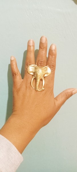 African jewellery, brass rings, elephant ring, African rings, adjustable ring.
