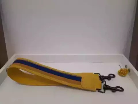 Artys - Handbag handle- Yellow leather