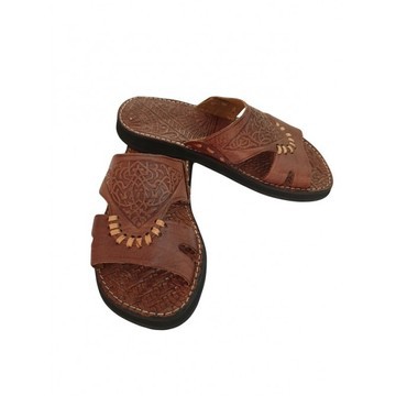 Men's sandal in genuine leather
