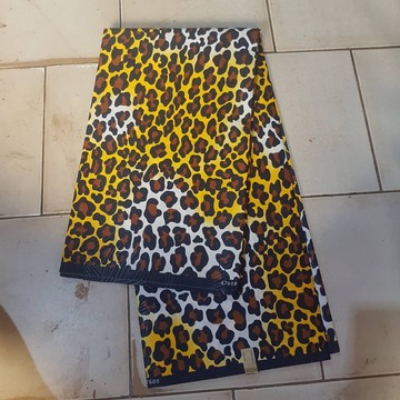 Tissu 2 yards pagne wax Cameroun