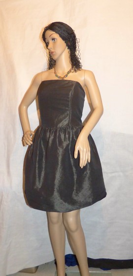 bustier flared dress