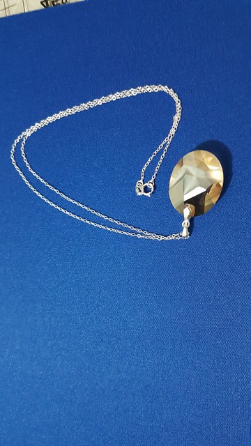 925/000 silver necklace with Swarovski Jean Paul Gauthier pendant