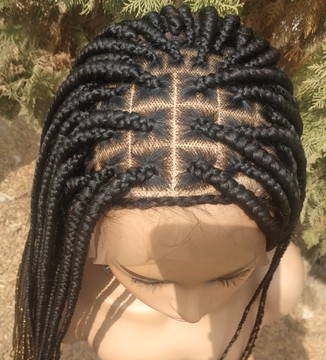 ombre Braids wig,Box braids frontal lace wig