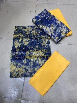 Cotton Tie and dye Adire Kampala ADIRE/BATIK 5 yards