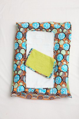 Housse de matelas à langer wax Pastel Fait main