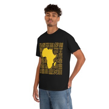 Bogolan Men's I AM Africa style T-shirt