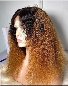 Kimo ombre curly human hair