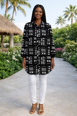 The Zola Rhythm Shirt Dress – Where culture meets movement