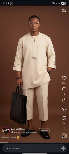 Male Two Piece Wear for Fashionista