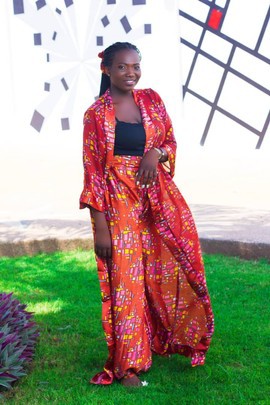 Silk and chiffon set. Silk Trousers and Chiffon Kimono Top