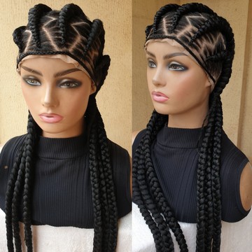 Full lace wig,40inches cornrows