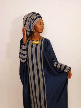 Boubou poullo dress from the BAMA collection