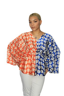 Lightly Smoked Customed Made Blouse, Beautiful Blouse Style