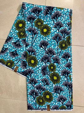 6yards Ankara fabric, 100% cotton