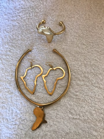 Bijoux en laiton / collier en laiton / boucles d'oreilles en laiton / bracelet en laiton