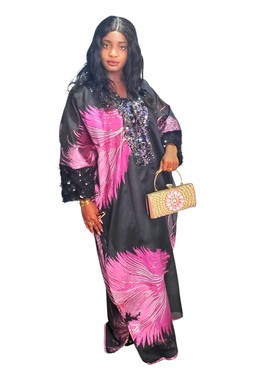 Aishat Elegant African Woman Luxury Kaftan Dress For Weddings/Special occasions