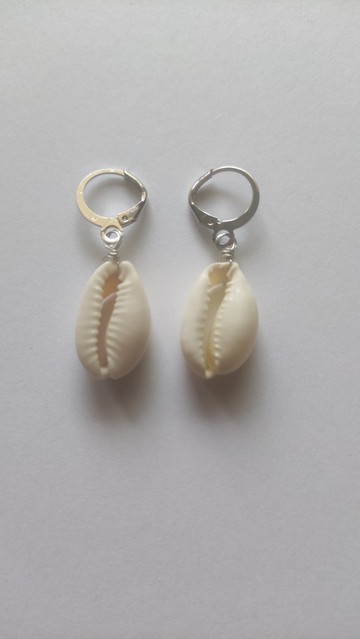 Boucles d'oreilles cauris