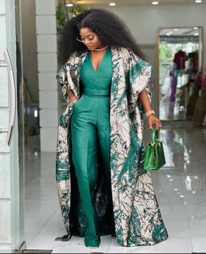 African Elite 3 piece kimono set.