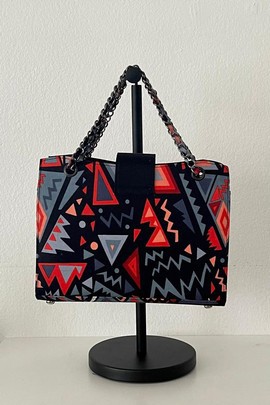 Ivie handbag Multicolored| Ankara Bag| Gifts For Her| Gifts For Mom| Ankara Fabric Bag