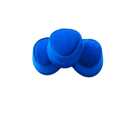 Blue V-Shape Igbo Velvet Cap, Traditional African Wedding Hat