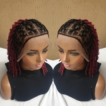 14nches skinny butterfly locs wig